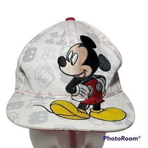Disney Mickey Mouse Hat Boy Youth Embroidered Snapback Adjustable All Over Print